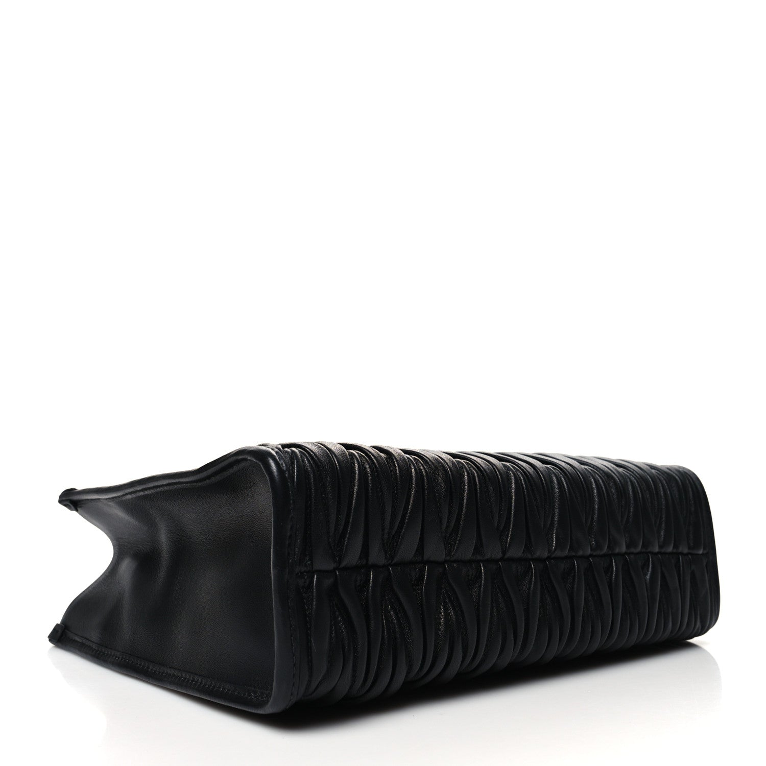 Miu Miu Nappa Matelasse Tote Bag Black 4 of 9