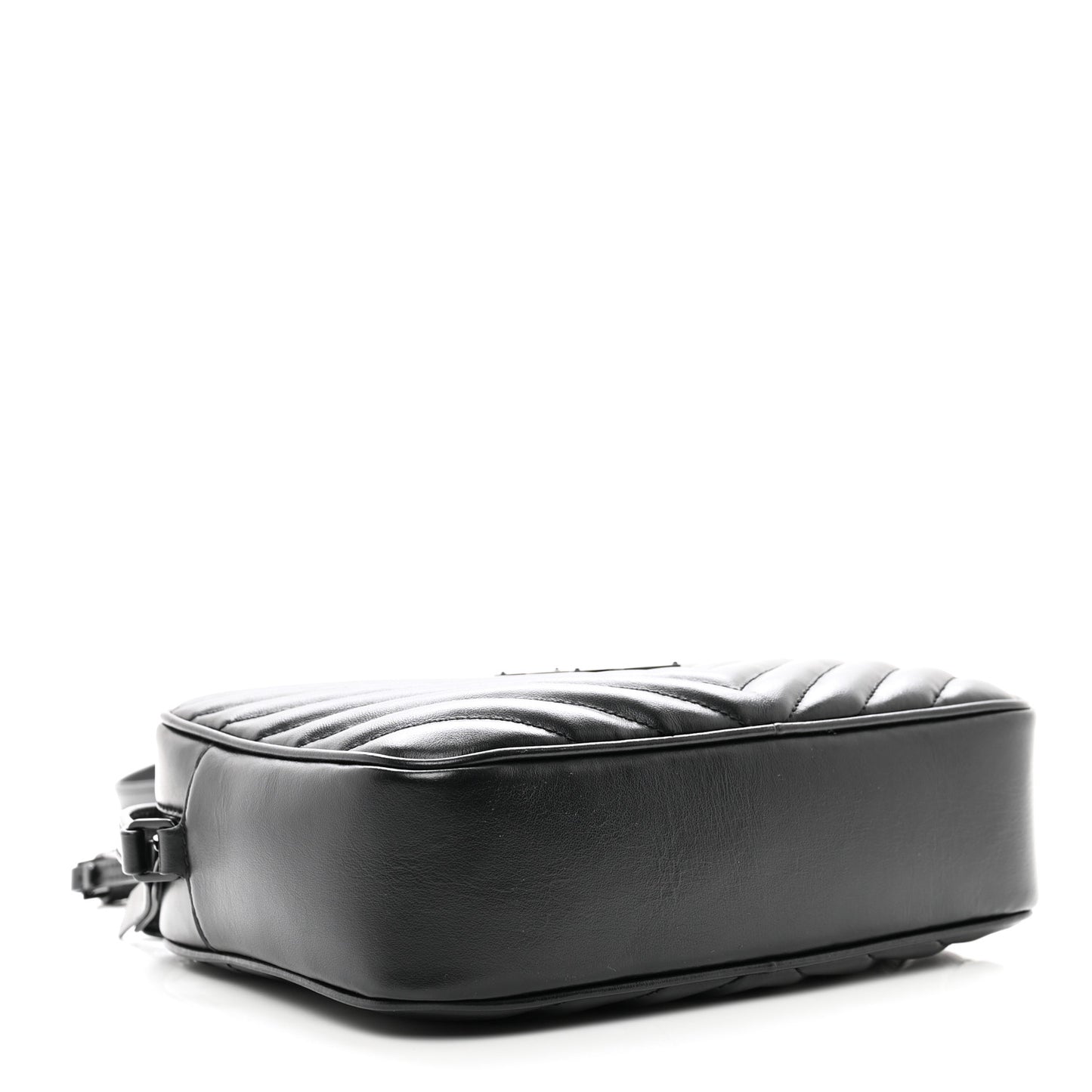 Calfskin Matelasse Monogram Monochrome Lou Camera Bag Black