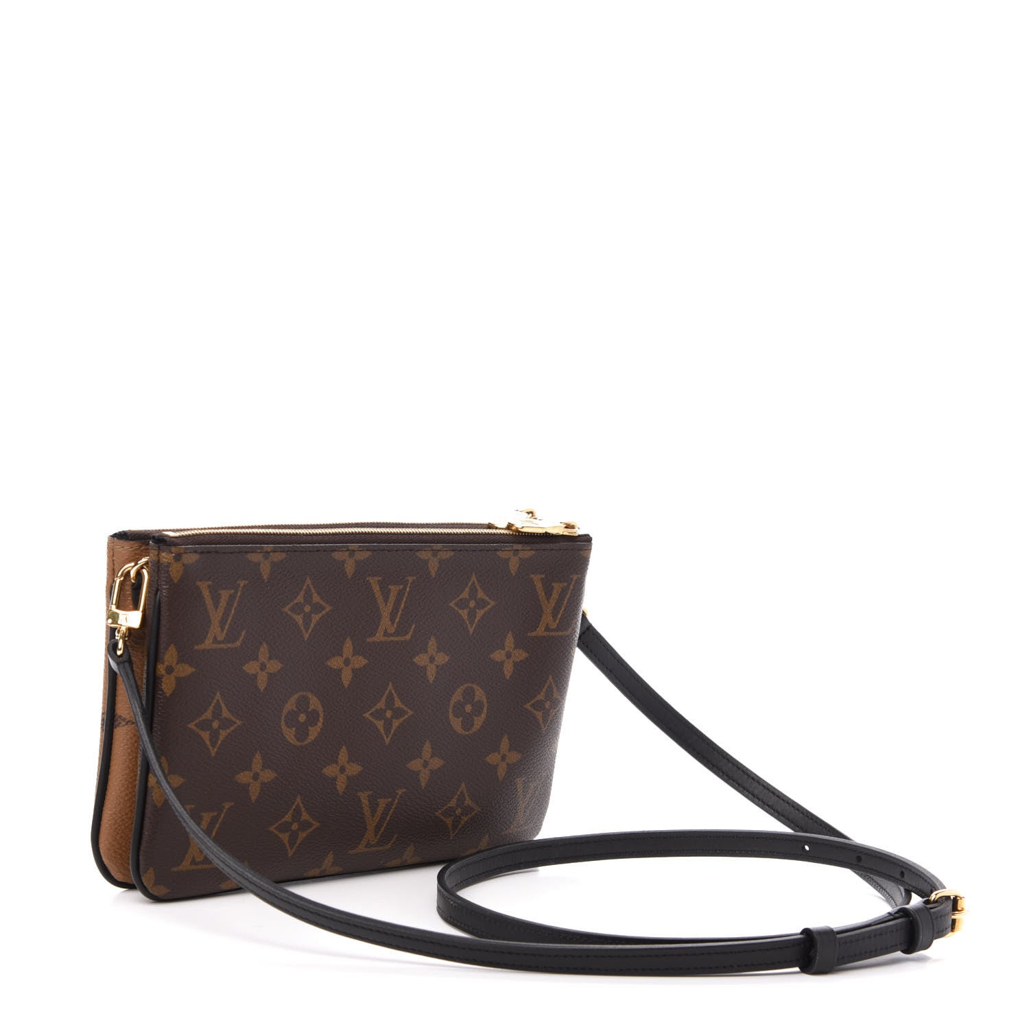 Louis Vuitton Reverse Monogram Giant Double Zip Pochette 3 of 12