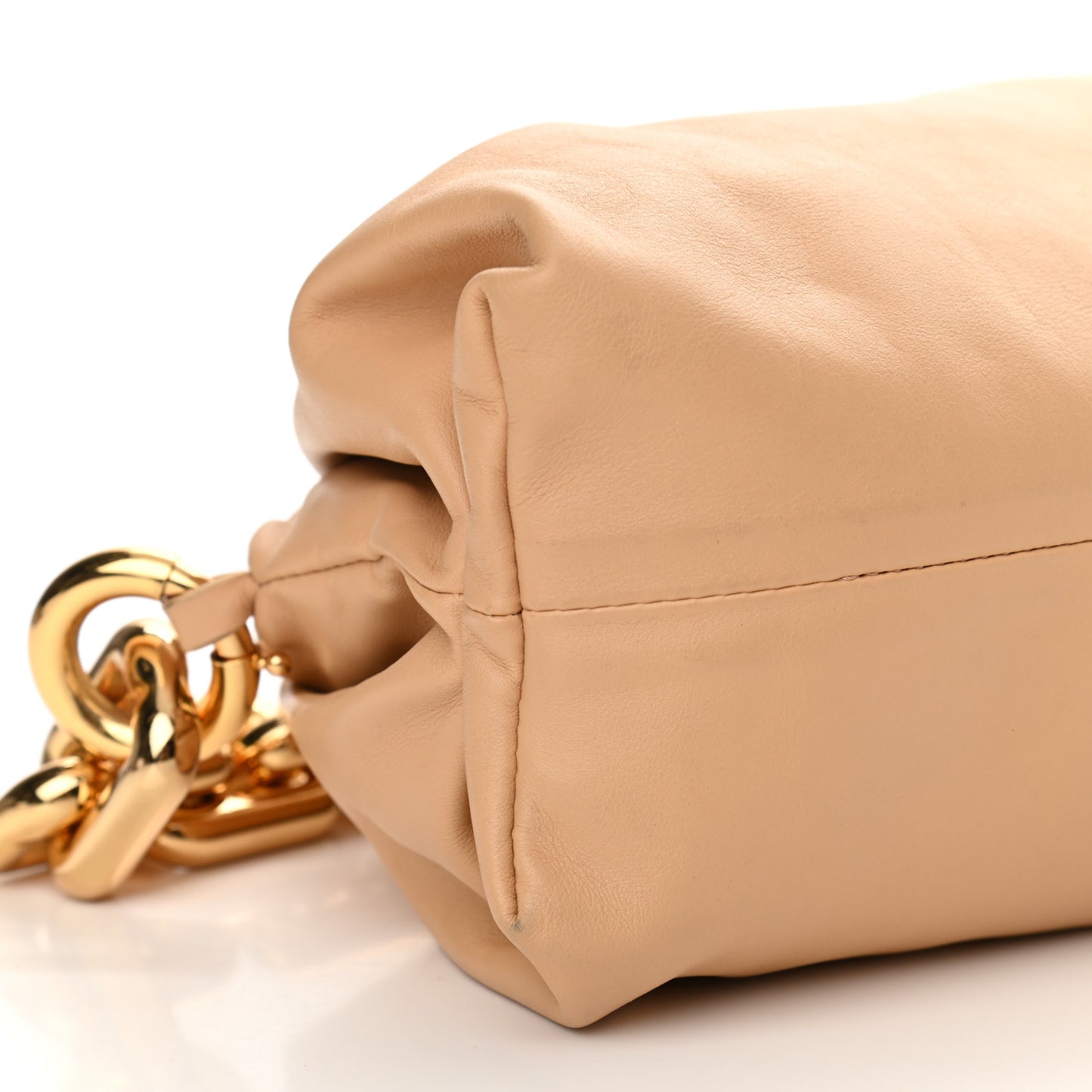 Calfskin The Pouch Chain Almond