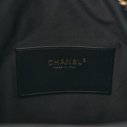 Chanel Caviar Quilted Medium Chanel 25 Handbag Black 6 of 10