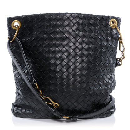 Bottega Veneta Nappa Intrecciato Crossbody Bag Nero Black 1 of 8