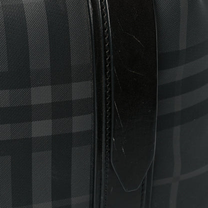Burberry Nylon Smoked Check Weekend Duffle Bag Black 13 of 18