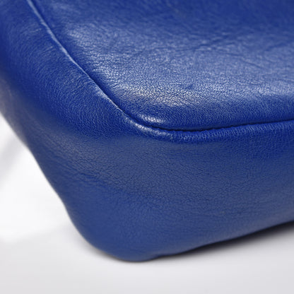 Saint Laurent Lambskin Monogram Small Lou Camera Bag Royal Blue 8 of 13