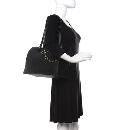 Chloe Grained Calfskin Suede Small Faye Tote Black 2 of 10