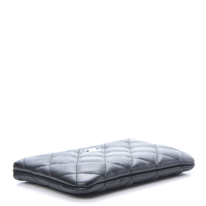 Chanel Caviar Quilted Small Cosmetic Case Black 4 of 8