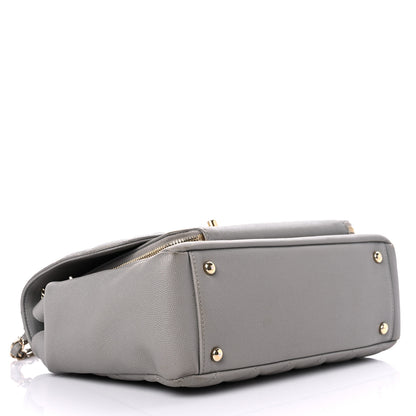 Chanel Caviar Quilted Large Business Affinity Flap Grey 4 of 23