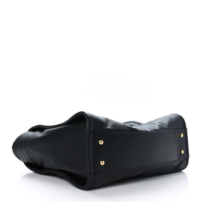 Chanel Calfskin Small Deauville Tote Black 5 of 11
