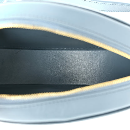 Celine Smooth Calfskin Cuir Triomphe Oval Bag Denim 5 of 8