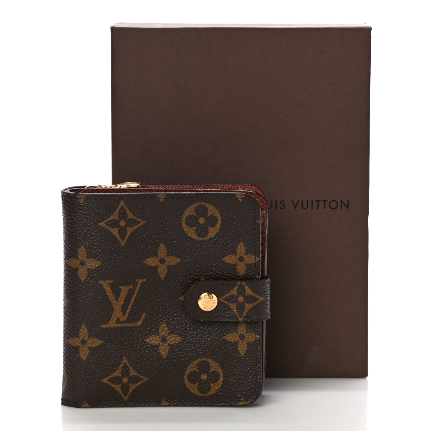 Louis Vuitton Monogram Compact Zippe Zipped Wallet 11 of 11