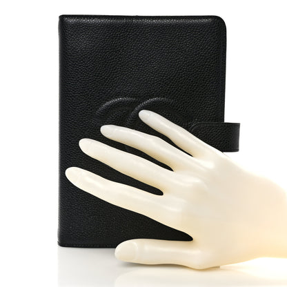 Chanel Caviar CC Medium Ring Agenda Planner Black 2 of 6