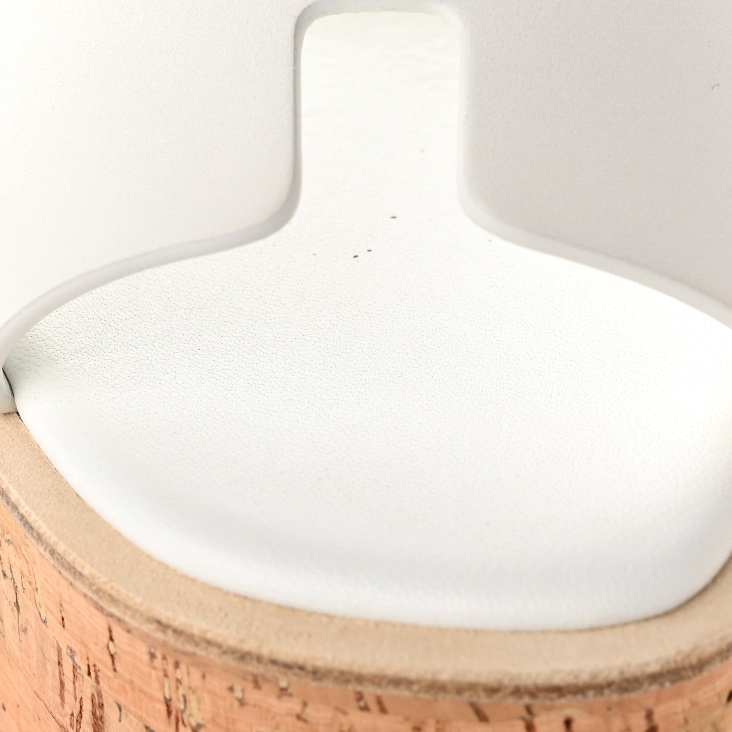 Hermes Calfskin Cork Eze 30 Sandals 36 White 9 of 11