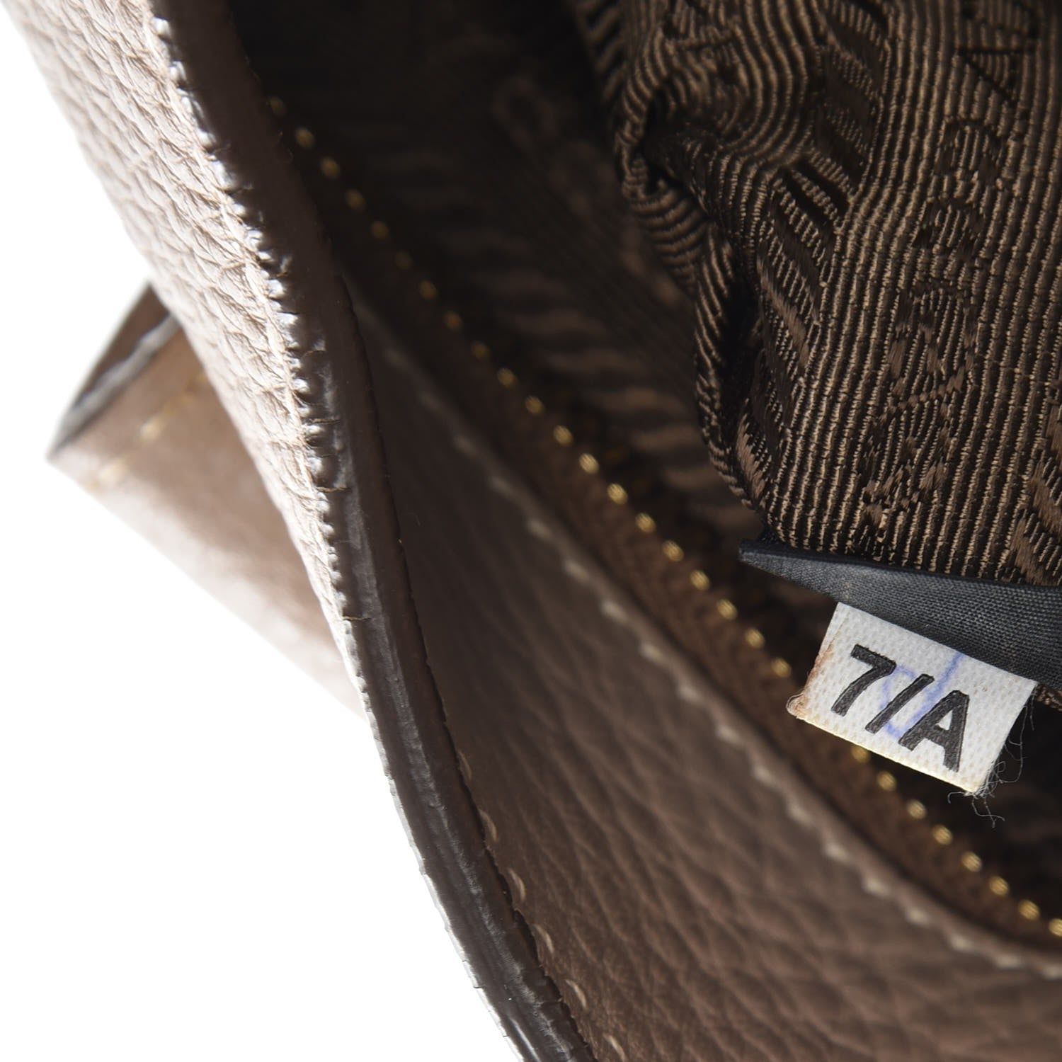 Prada Vitello Daino Pushlock Tote Sughero 8 of 10