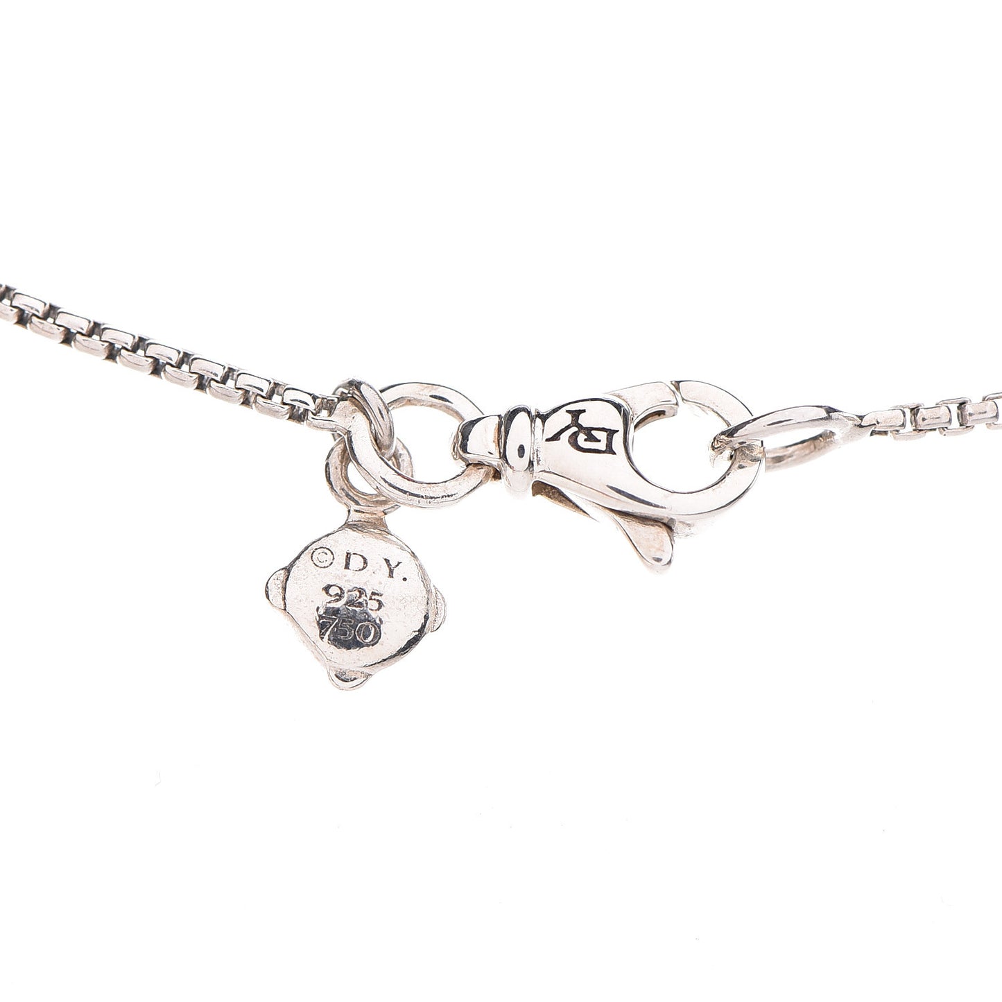 Sterling Silver 18K Yellow Gold Diamond Cable Collectibles Cross Charm Pendant Necklace