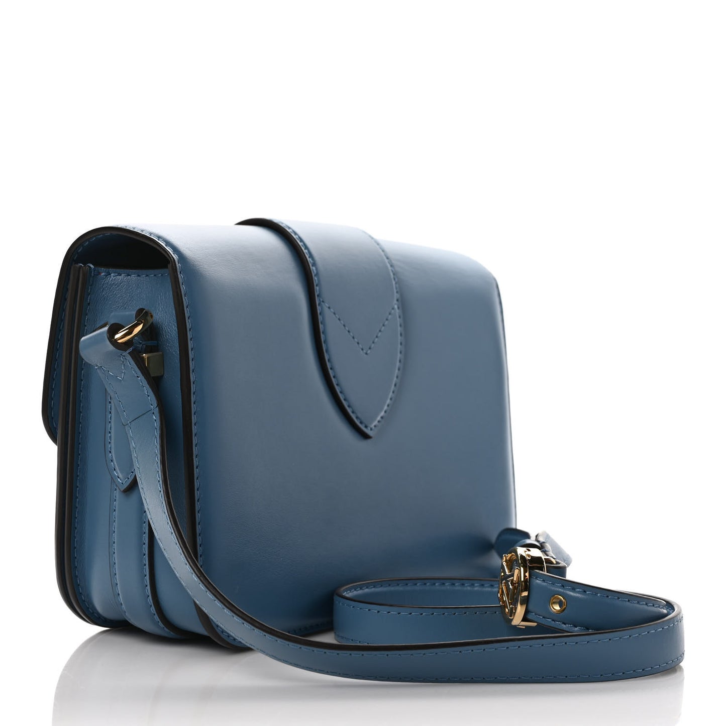 Smooth Calfskin LV Pont 9 Blue Orage