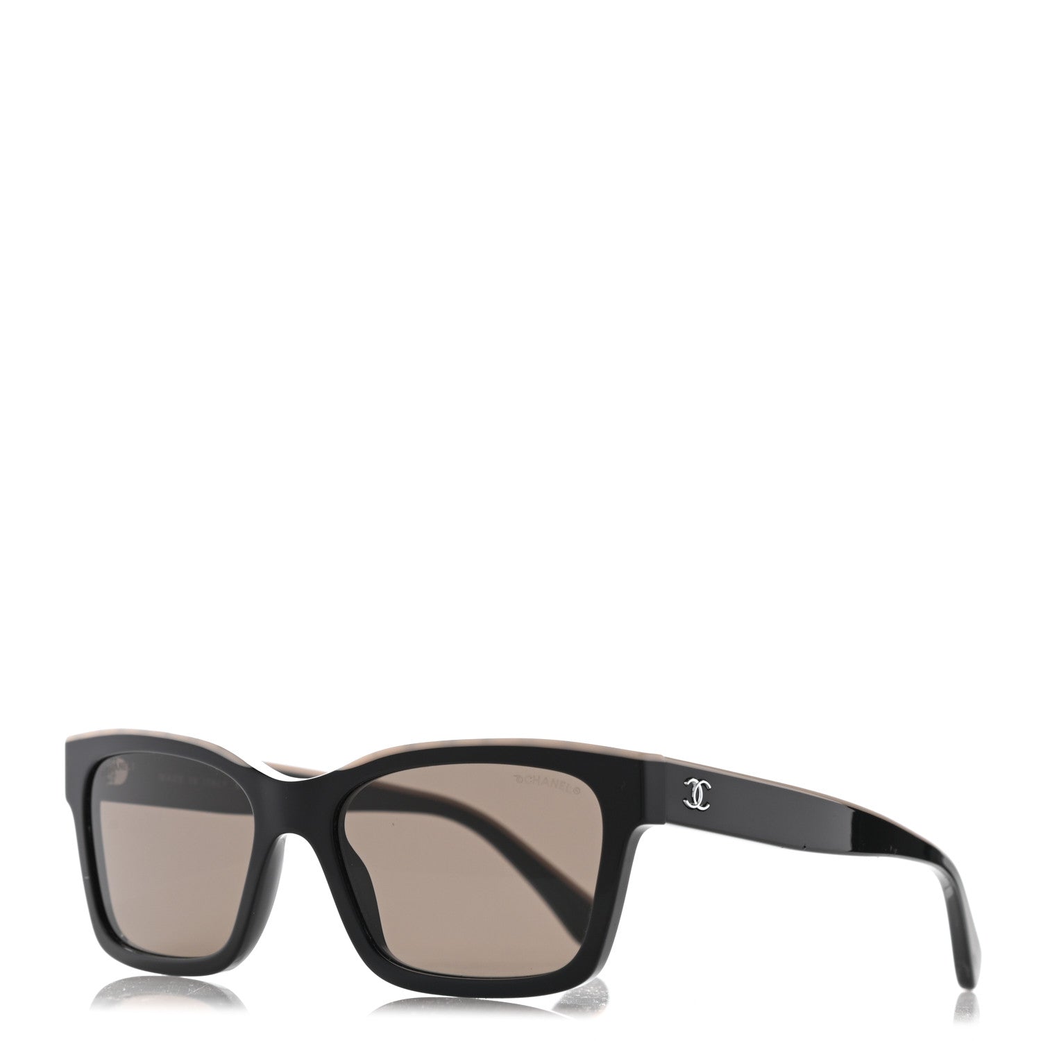 Chanel Acetate Square Sunglasses 5417 Black 1 of 8