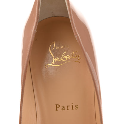 Christian Louboutin Patent Pigalle Follies 100 Pumps 39 Nude 8 of 10