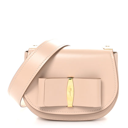 Salvatore Ferragamo Smooth Calfskin Small Anna Shoulder Bag New Bisque 1 of 9