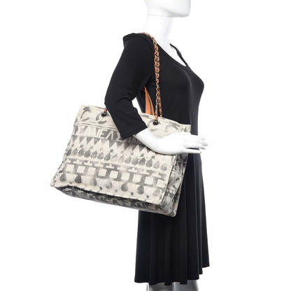 Chanel Canvas Large Iliad Shopping Tote Beige 2 of 13