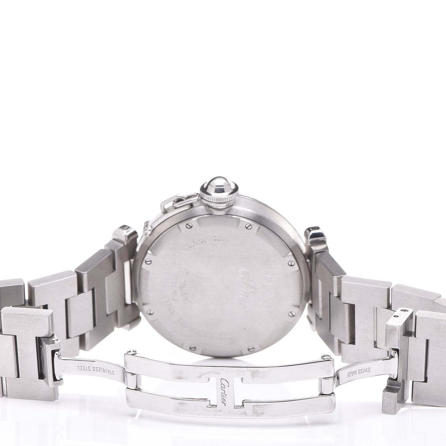 Stainless Steel 35mm Pasha C Big Date Automatic Watch Pink