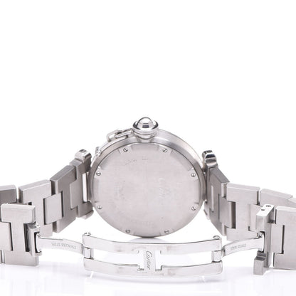 Cartier Stainless Steel 35mm Pasha C Big Date Automatic Watch Pink 6 of 8