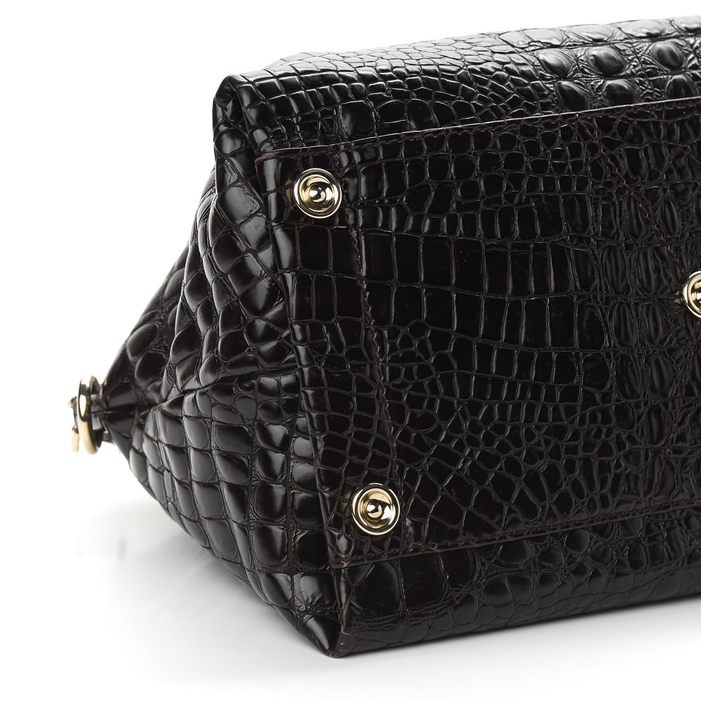 Calfskin Crocodile Embossed Bag