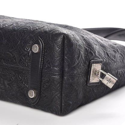 Louis Vuitton Monogram Lambskin Antheia Hobo PM Black 6 of 10