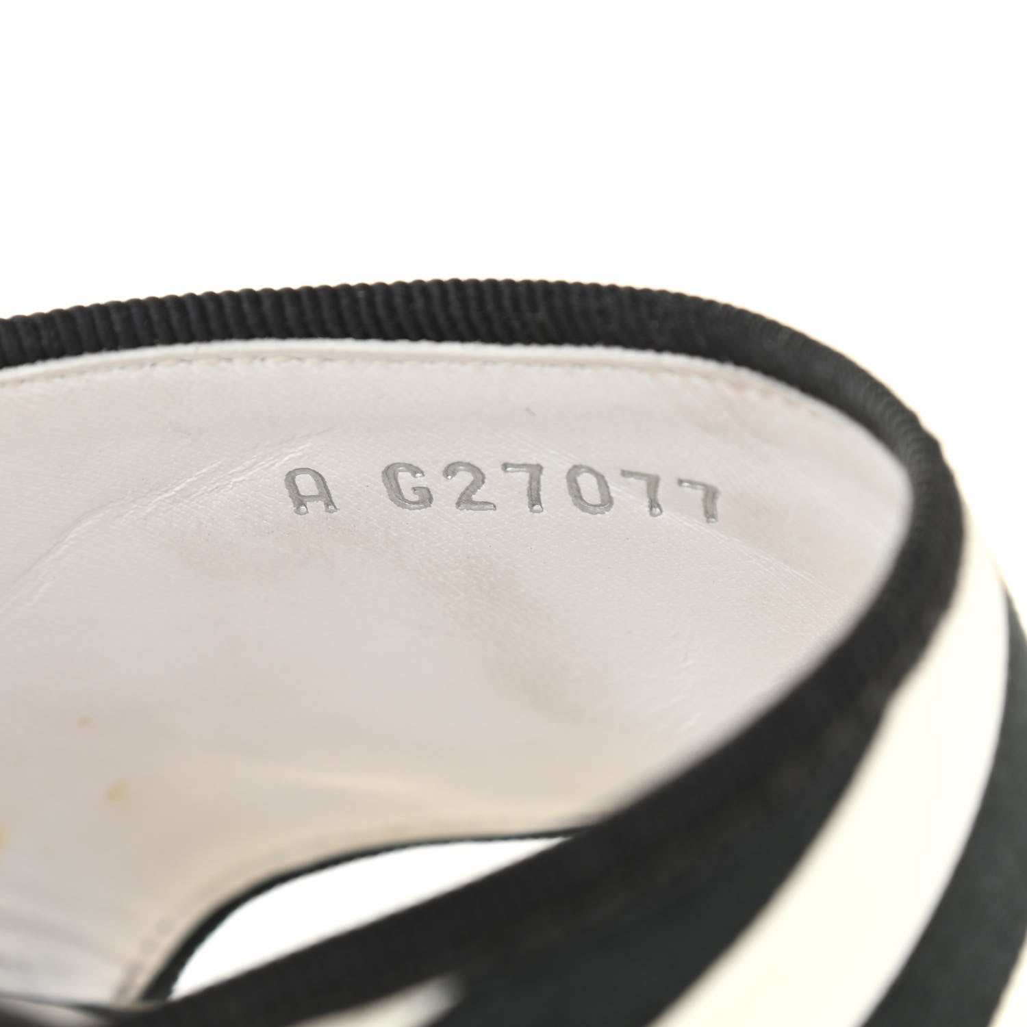 Chanel Striped CC Mules 38 Black White 8 of 10