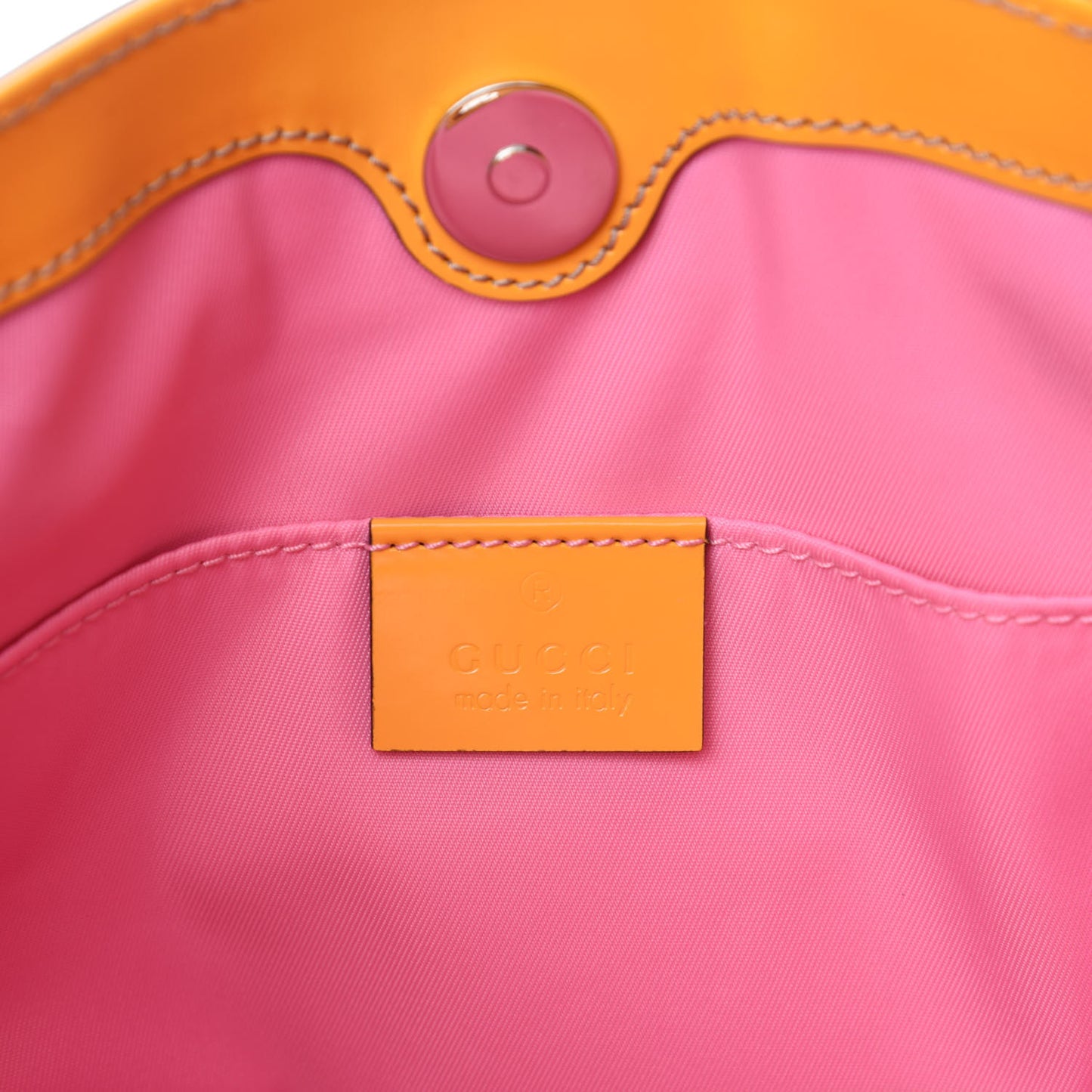Calfskin Childrens Rainbow Tote Lotus Pink Crop Multicolor