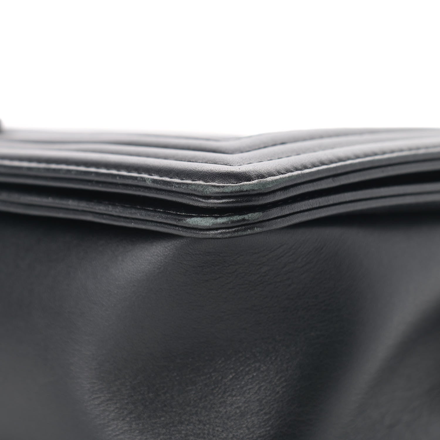 Chanel Calfskin Horizontal Quilted New Medium Boy Flap Black 9 of 15