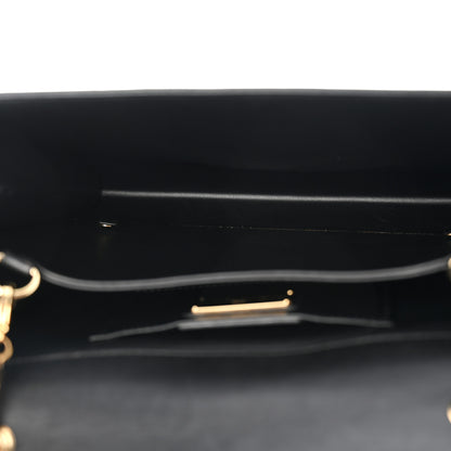 Salvatore Ferragamo Calfskin Thalia Flap Shoulder Bag Black 5 of 12