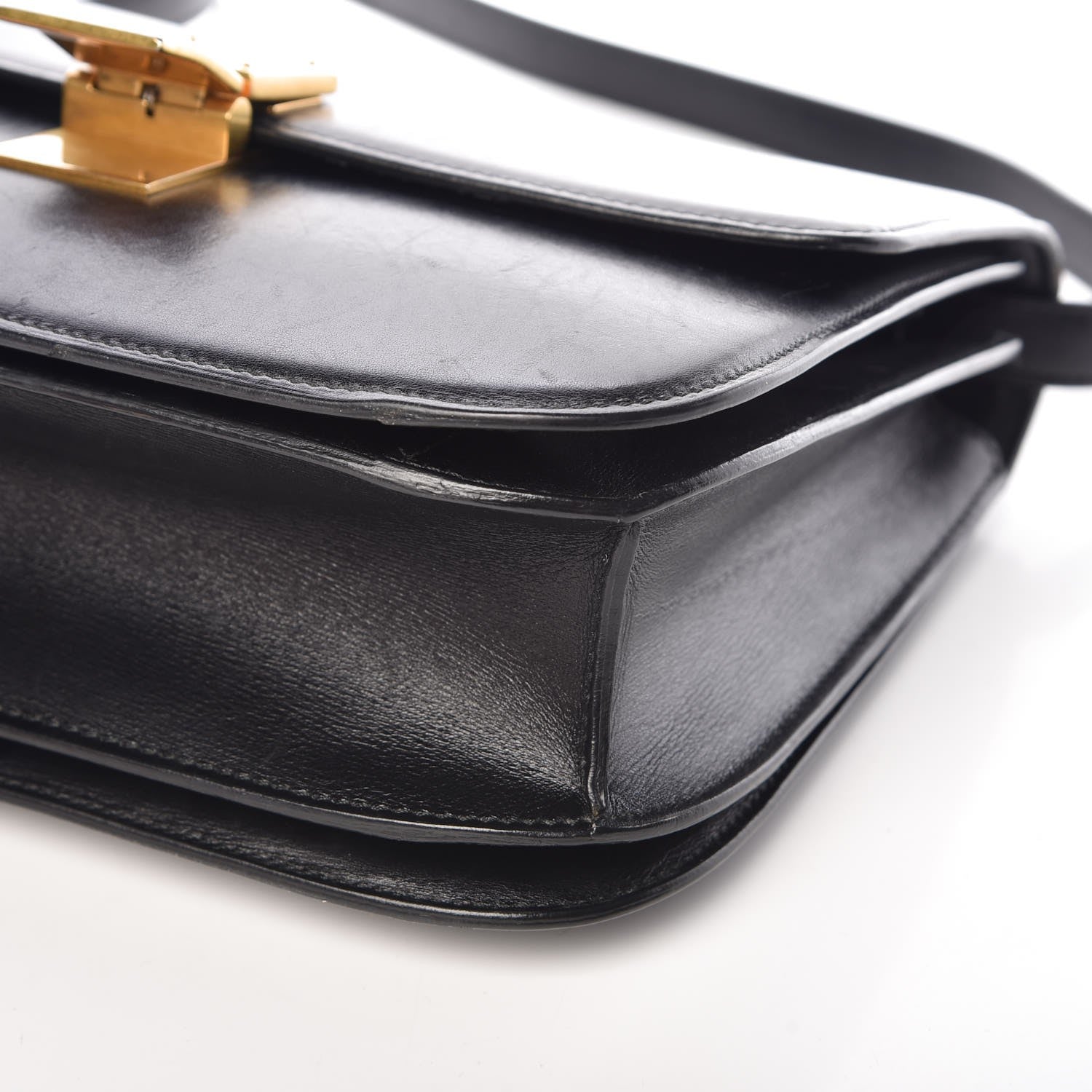 Celine Box Calfskin Medium Classic Box Flap Bag Black 13 of 17