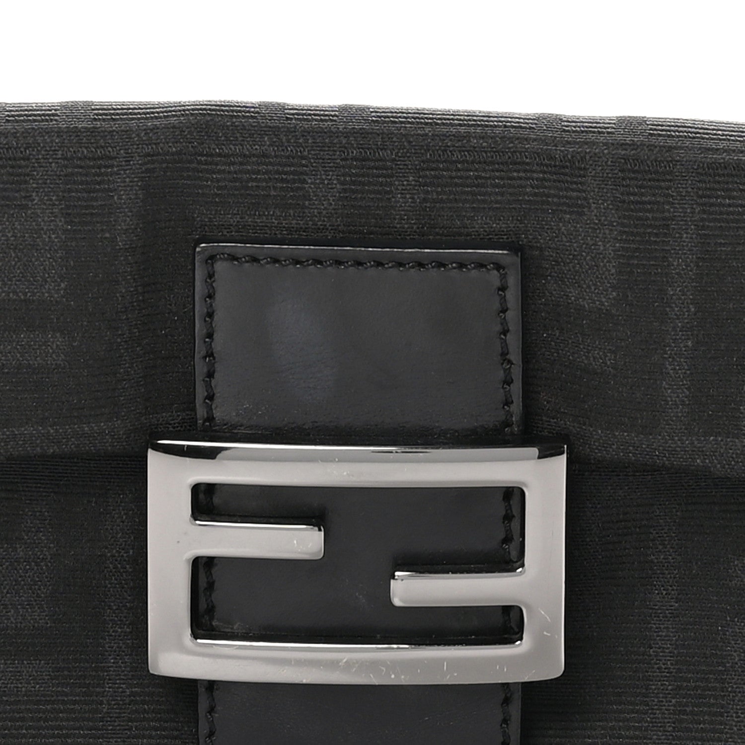 Fendi Zucca Mini Baguette Black 7 of 10