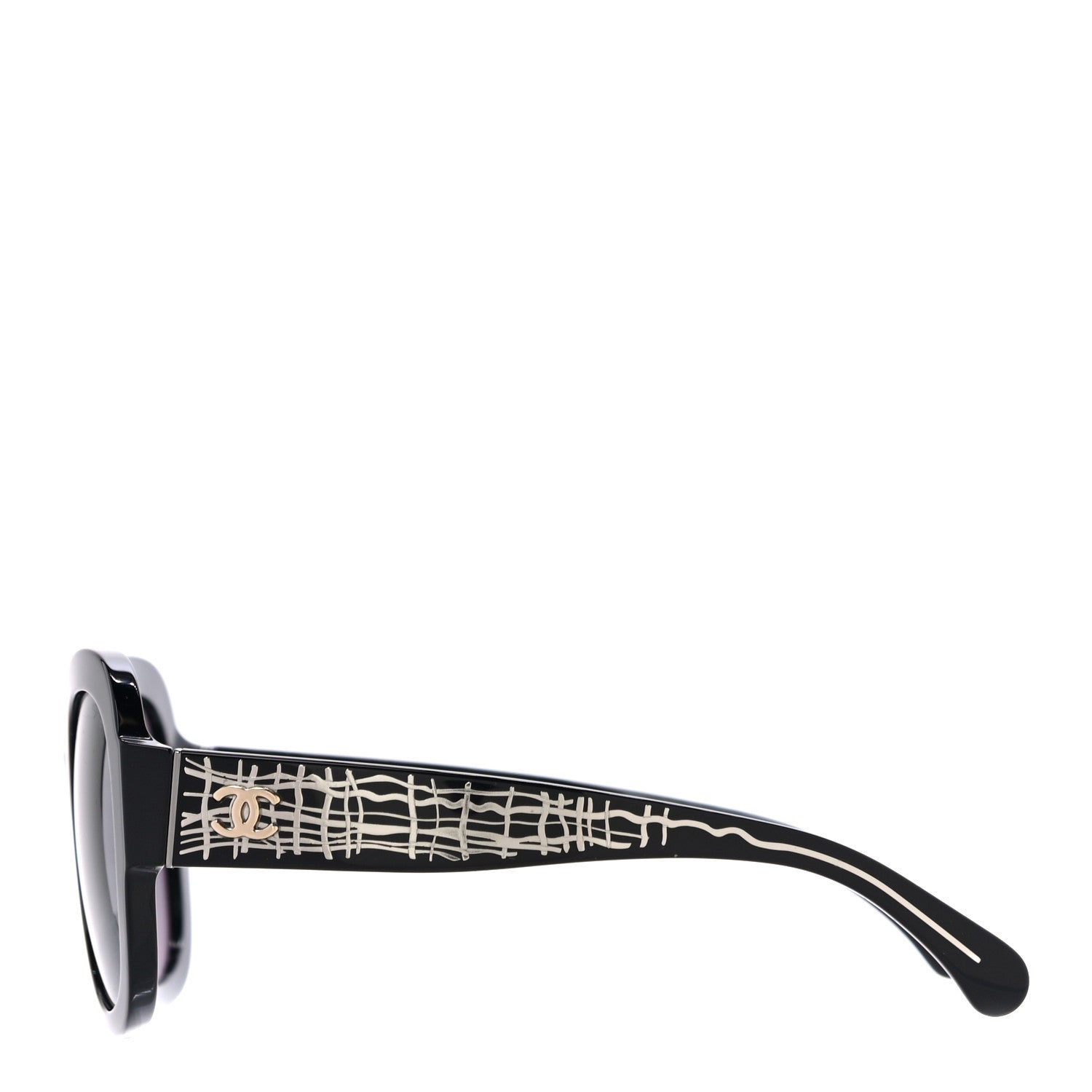 Chanel Acetate Pantos Sunglasses 5433 Black 2 of 8