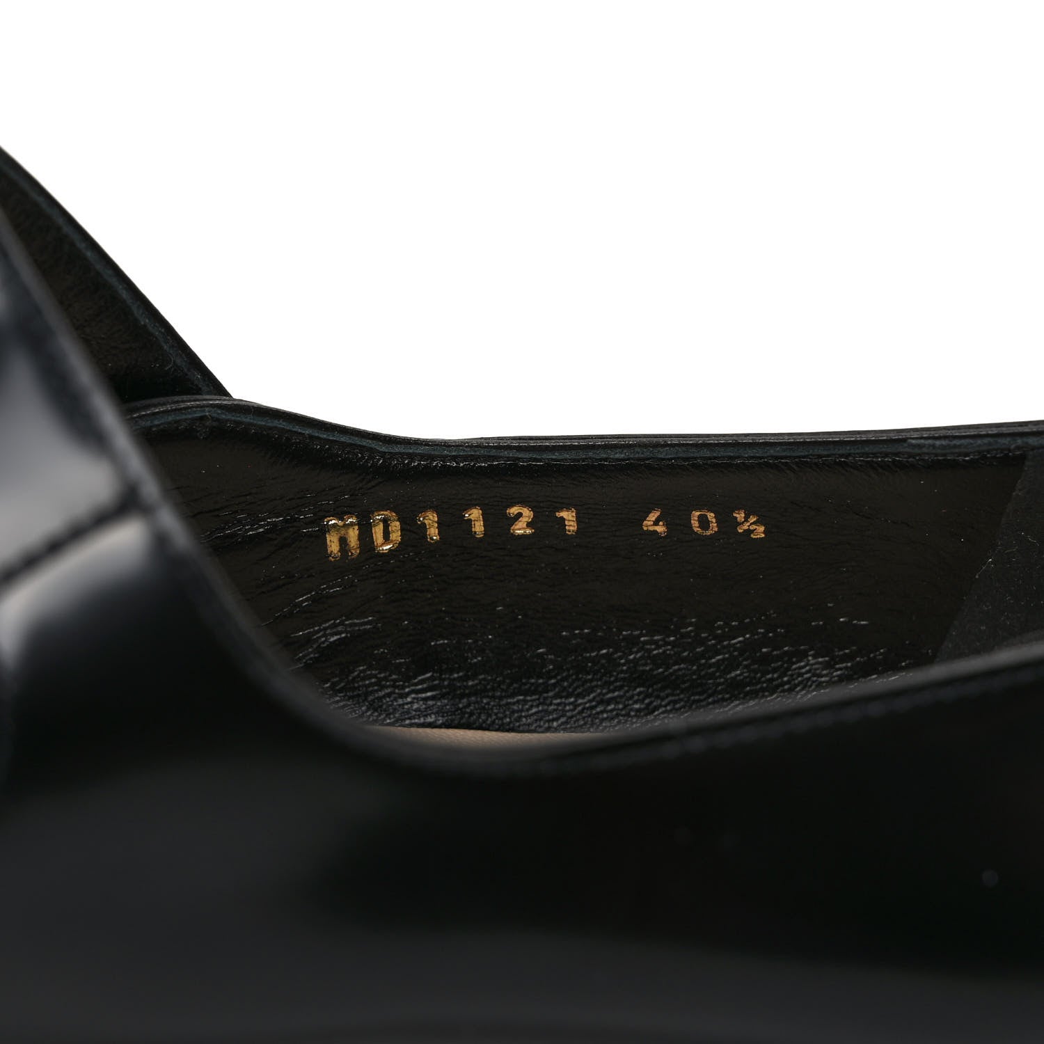 Christian Dior Brushed Calfskin Uniform 30mm Pumps 40.5 Black 7 of 8