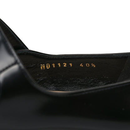 Christian Dior Brushed Calfskin Uniform 30mm Pumps 40.5 Black 7 of 8
