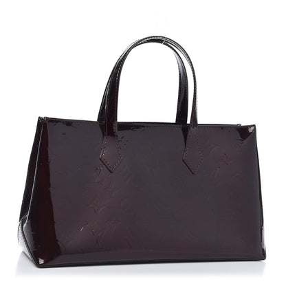 Louis Vuitton Vernis Wilshire PM Amarante 3 of 9