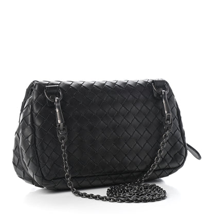 Bottega Veneta Nappa Intrecciato Small Chain Crossbody Black 3 of 10