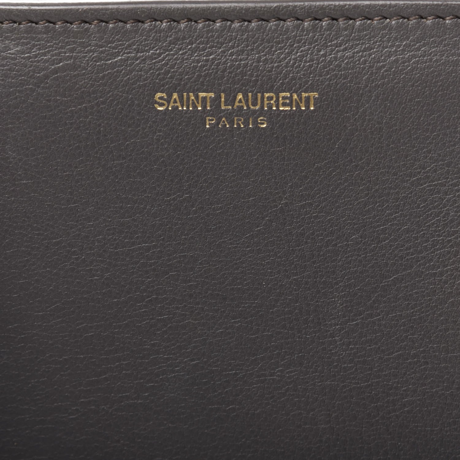 Saint Laurent Calfskin Small Monogram Cabas Grey 10 of 12