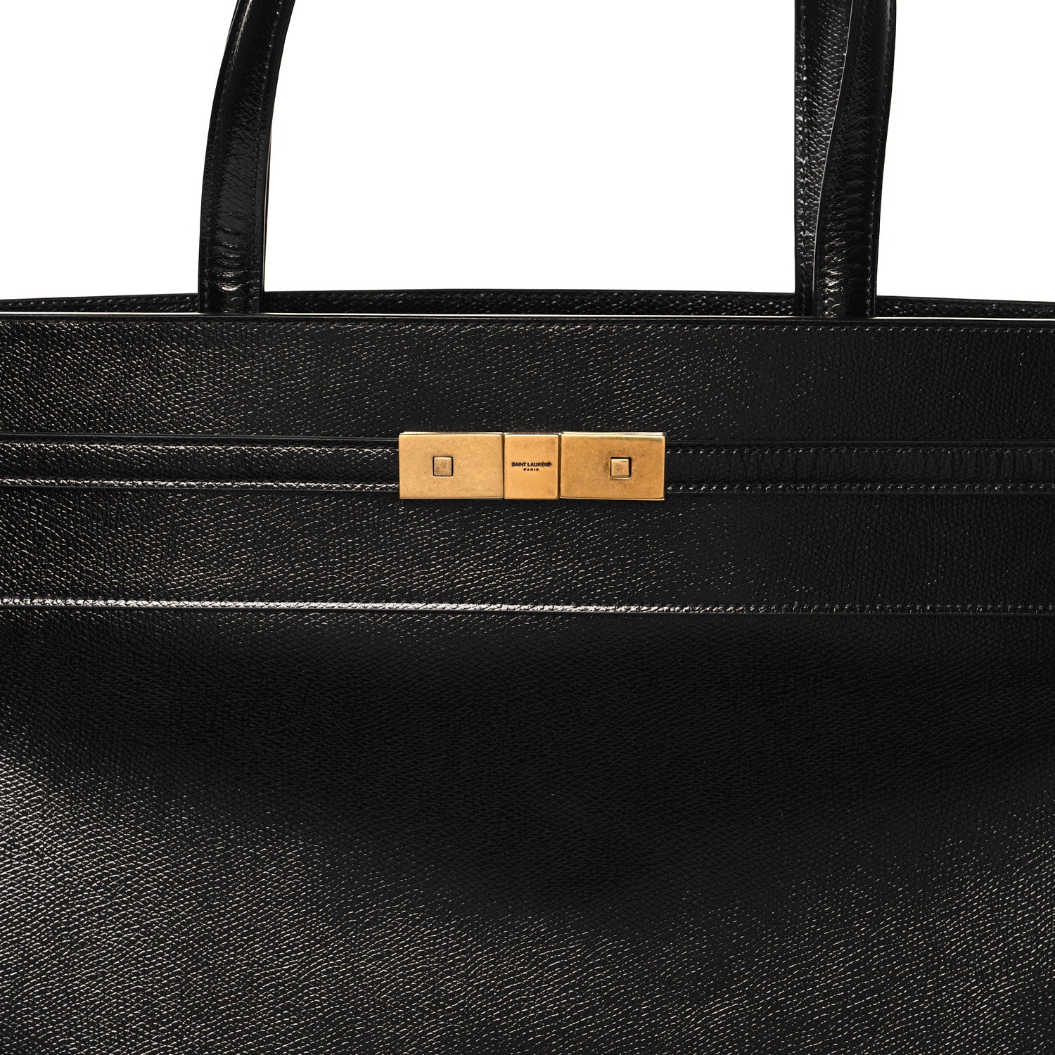 Saint Laurent Calfskin Medium Manhattan Shopper Tote Black 8 of 11
