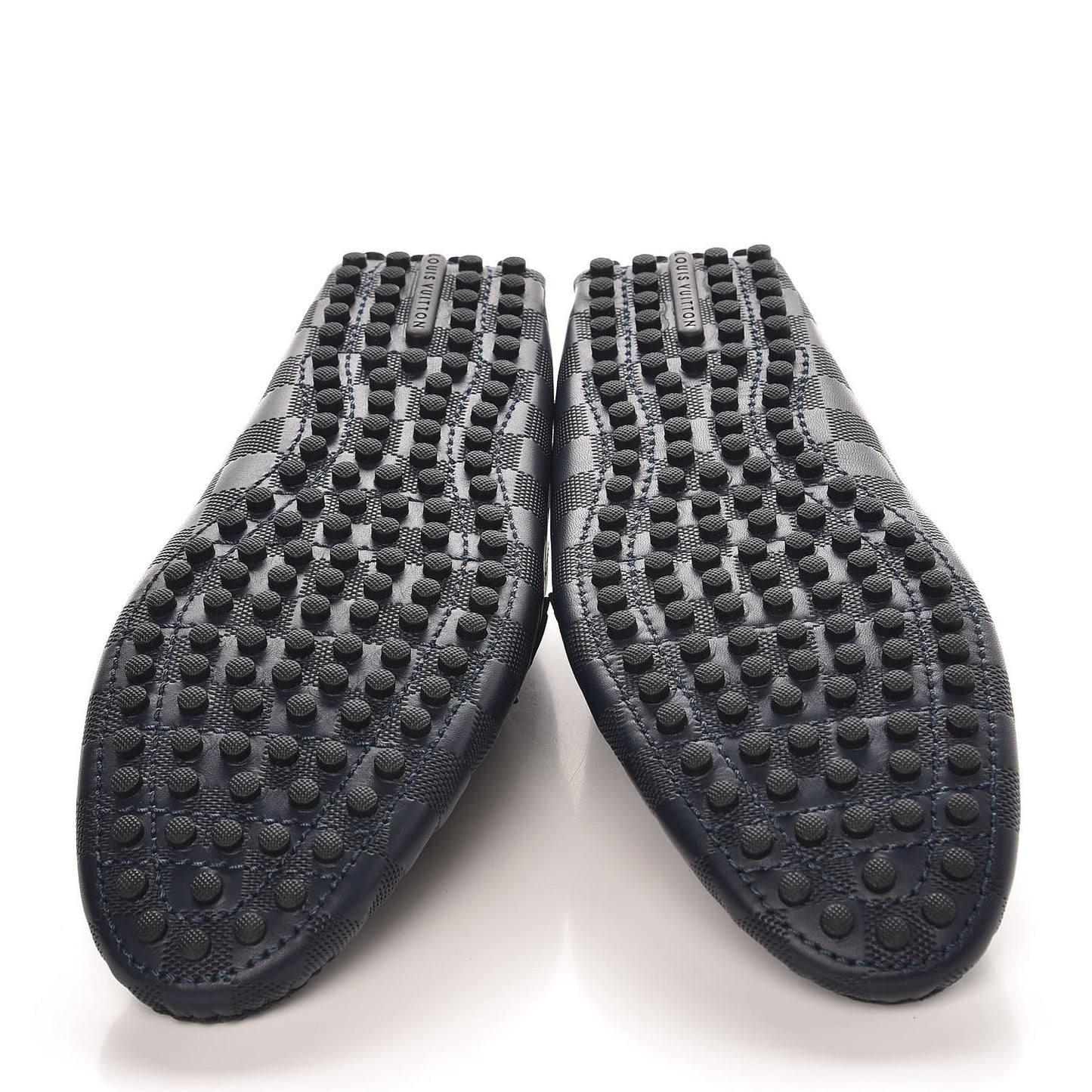 Mens Damier Infini Hockenheim Moccasin Loafers 6 Cosmos