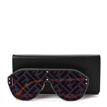 Fendi FF Fabulous Shield Sunglasses FF M0039/G/S Grey Yellow 7 of 7