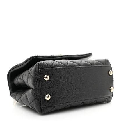 Chanel Caviar Quilted Extra Mini Coco Handle Flap Black 4 of 10