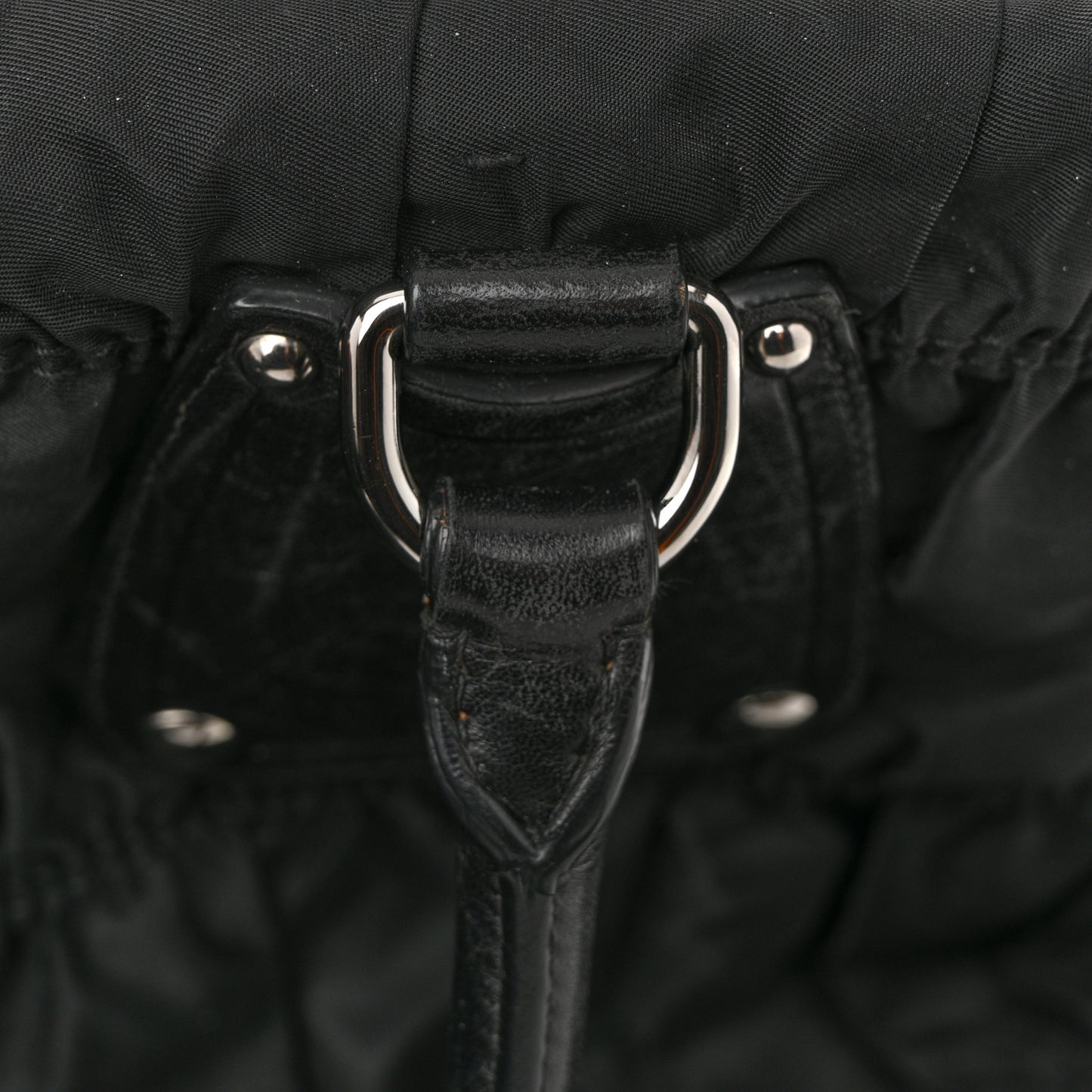 Tessuto Nylon Gaufre Tote Black