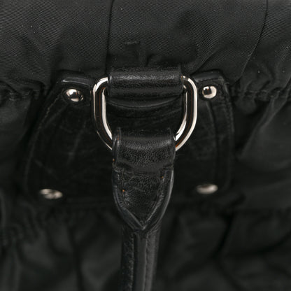 Prada Tessuto Nylon Gaufre Tote Black 13 of 14