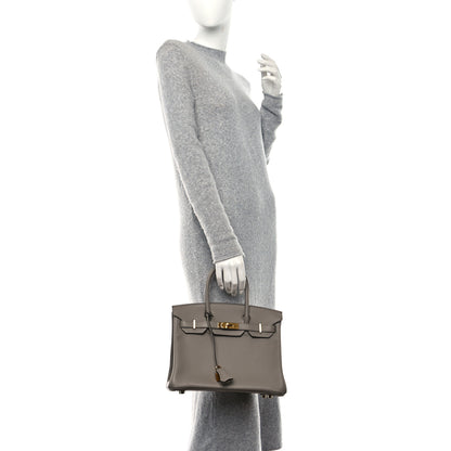 Hermes Taurillon Novillo Birkin 30 Gris Asphalte 2 of 12