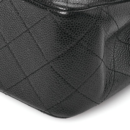 Chanel Caviar Quilted Jumbo Double Flap Black 10 of 11