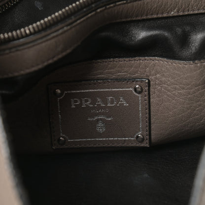 Prada Vitello Daino Shoulder Bag Argilla 6 of 22