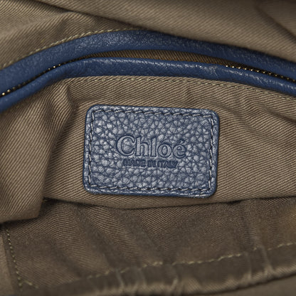 Chloe Calfskin Medium Marcie Satchel Royal Navy 6 of 10