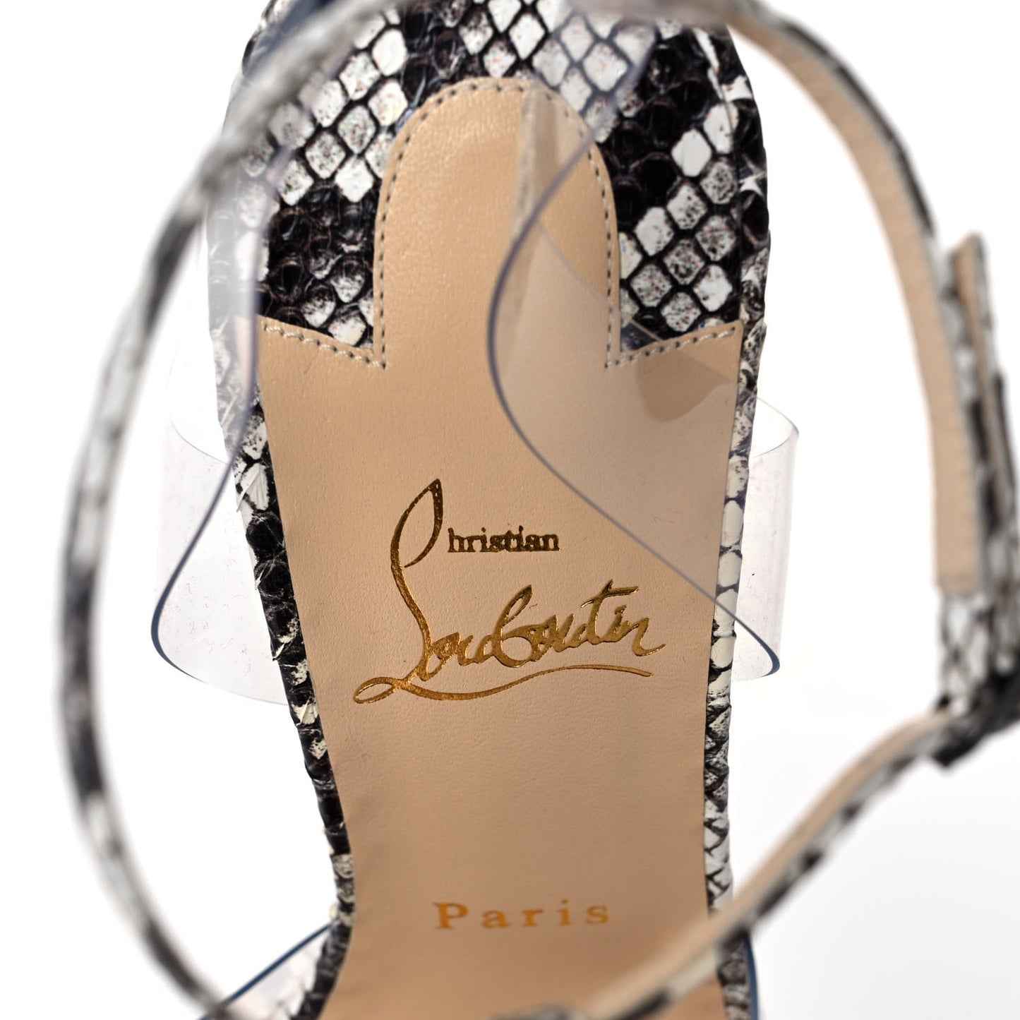Watersnake Printed Nappa PVC 120 Pumps 39.5 Roccia